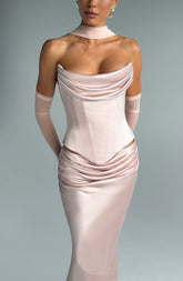 Callista Corset - Soft Peach