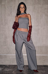 Kirsty Pants - Grey Marl