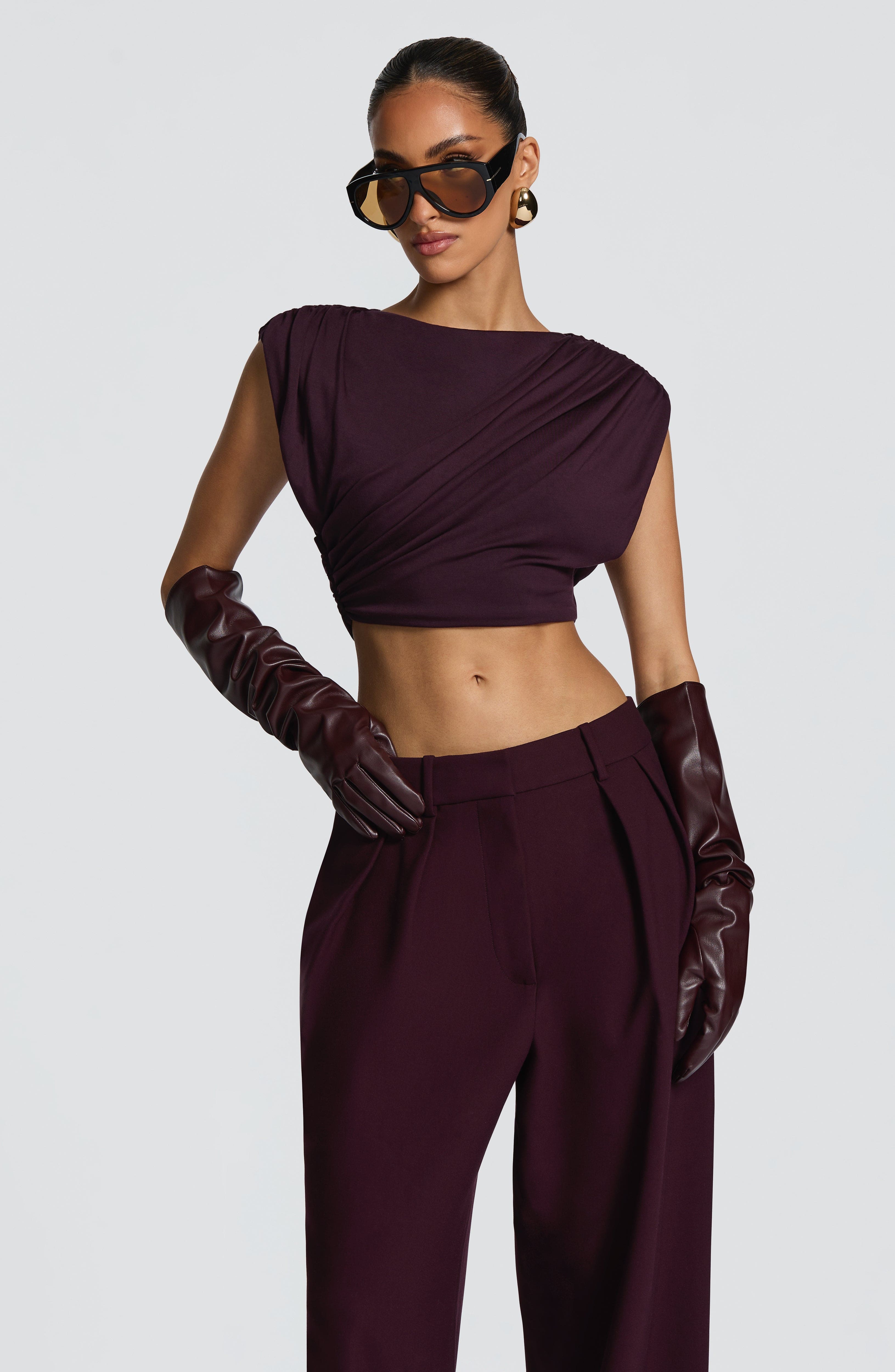 Frankie Gloves - Plum