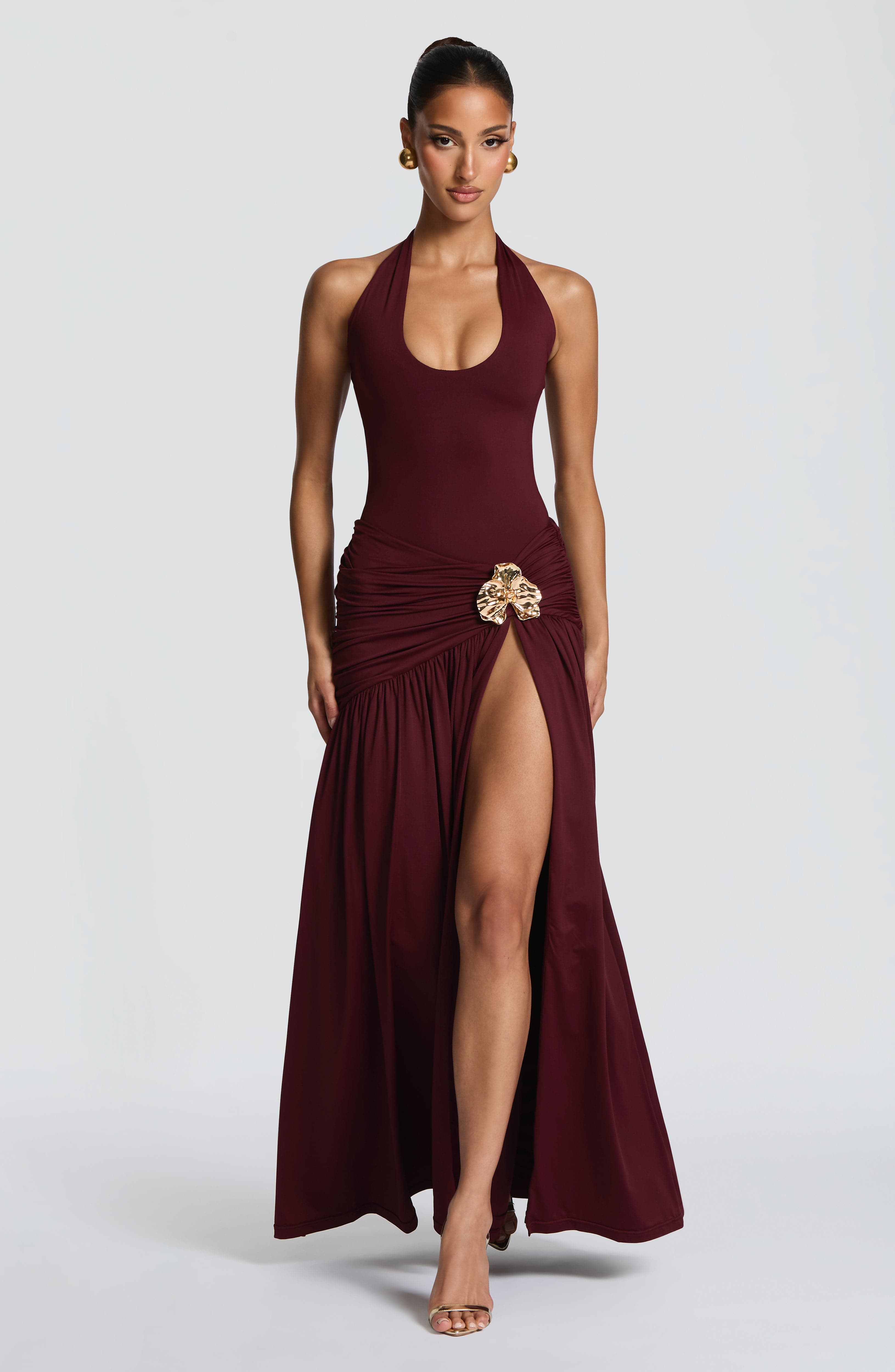 Odele Bodysuit - Cherry Lacquer