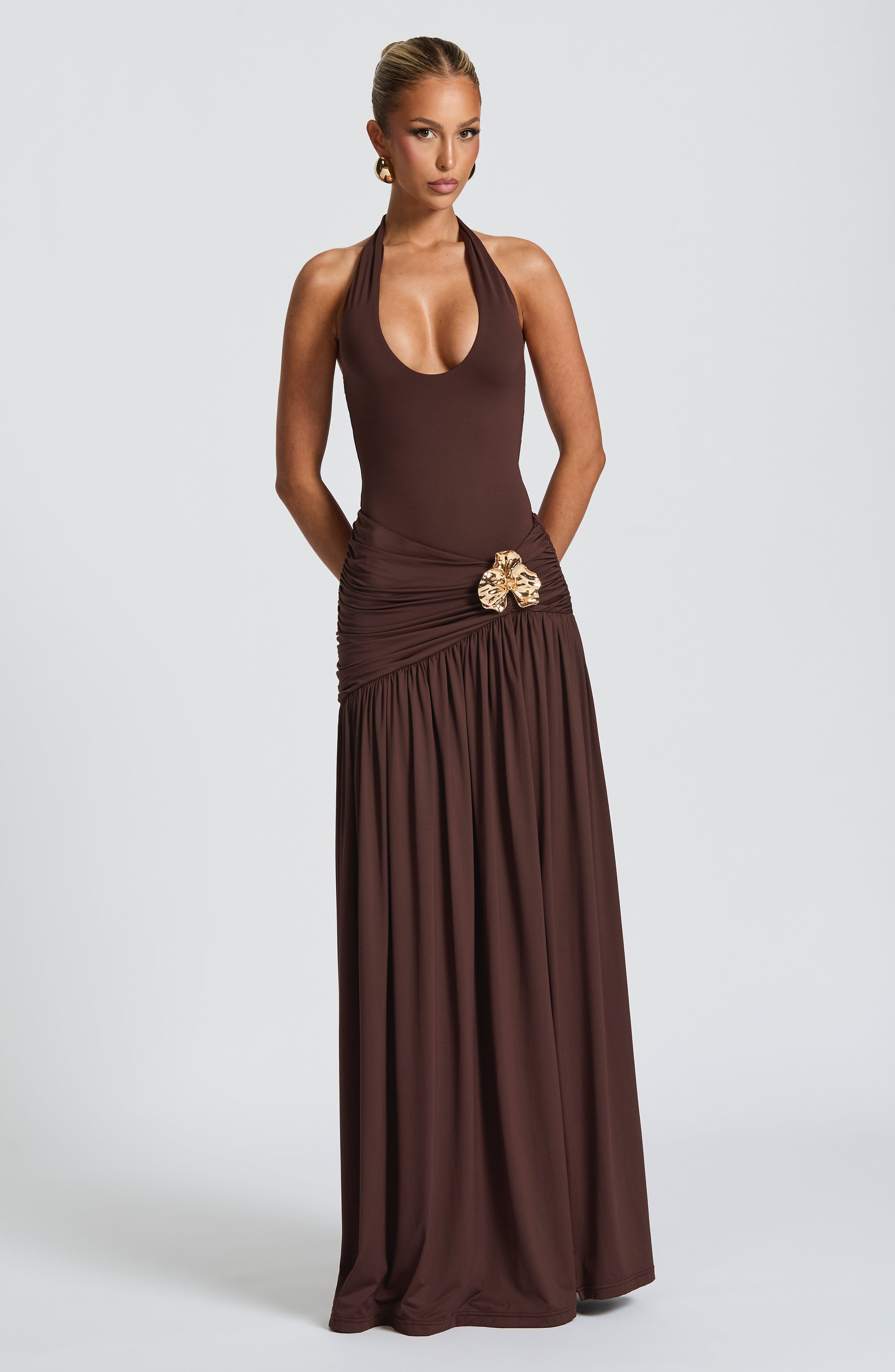 Odele Bodysuit - Plum Brown